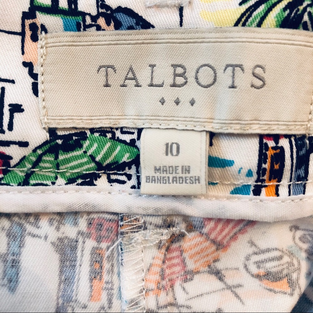 Talbots Multicolor Printed Trousers —#013 - Picture 4 of 11